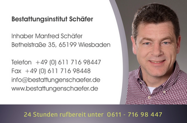 Bestatter Schäfer Wiesbaden Manfred Schäfer Bestattungen Wiesbaden